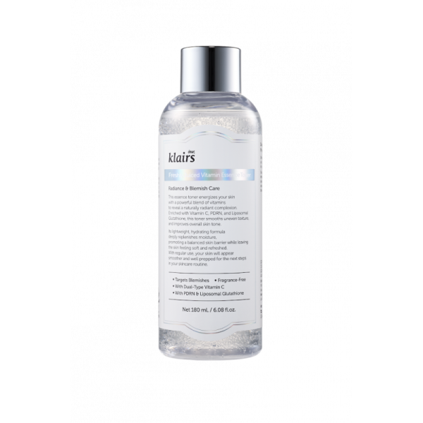 Dear, Klairs Freshly Juiced Vitamin Essence Toner Вітамінний тонер з подвійним вітаміном C, глутатіоном та PDRN