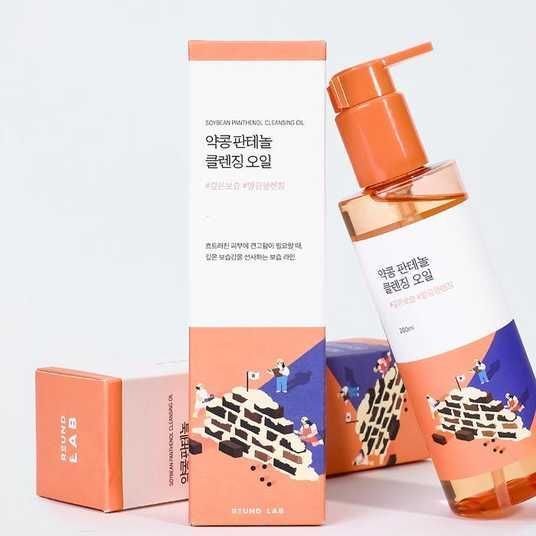ROUND LAB Soybean Panthenol Cleansing Oil Гидрофильное масло с экстрактом соевых бобов и пантенолом