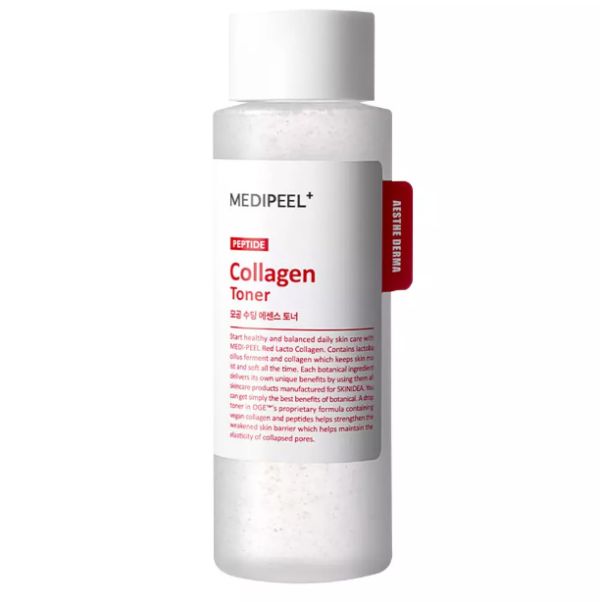MediPeel Red Lacto Collagen Soothing Essence Toner Заспокійливий тонер для обличчя на основі лактобактерій