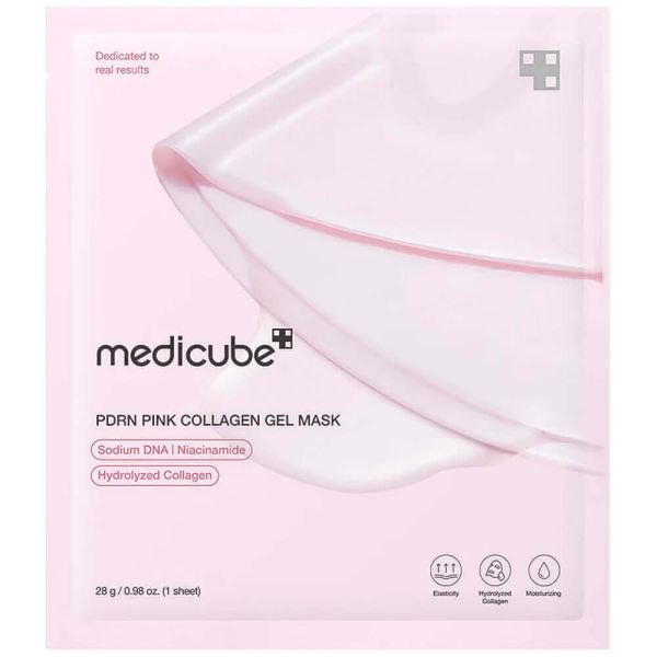 Medicube PDRN Pink Collagen Gel Mask Гідрогелева маска з ПДРН та колагеном