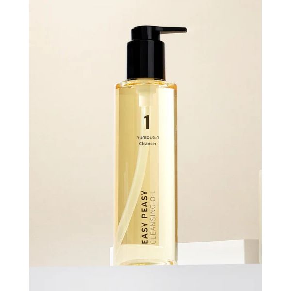Numbuzin No.1 Easy Peasy Cleansing Oil Гідрофільна олія для обличчя на основі горіха макадамії