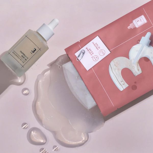 Numbuzin No.3 Tingle-Pore Softening Sheet Mask Выравнивающая маска с галактомиссисом и пробиотиками