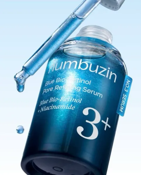 Numbuzin No.3 Blue Bio-Retinol Pore Refining Serum Cироватка з ніацинамідом 10% та біо-ретинолом