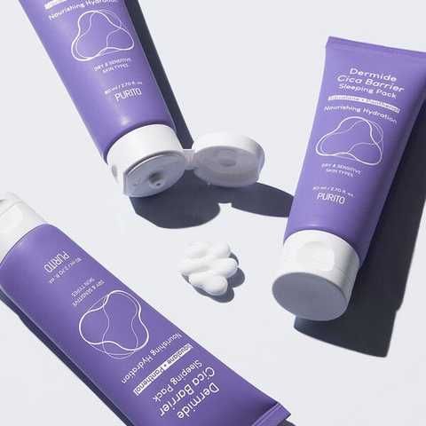 Purito Seoul Luminous Ceramide Sleeping Pack Заспокійлива нічна маска з центелою