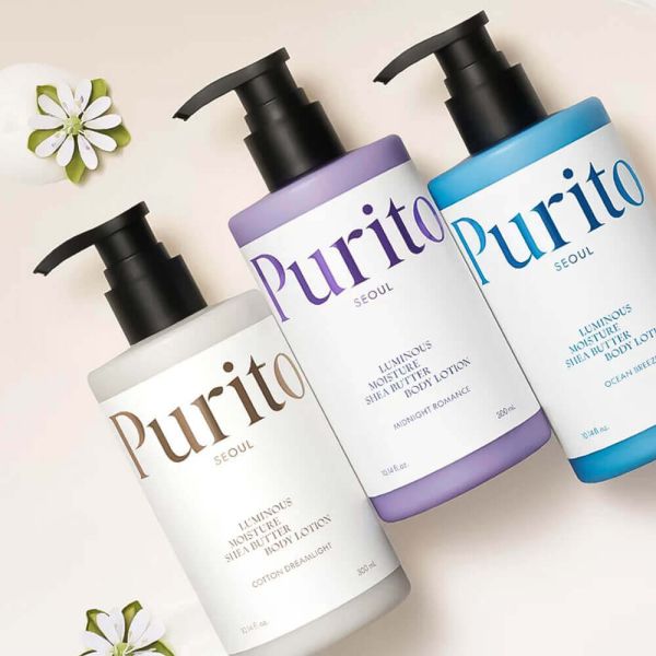 Purito Luminous Moisture Shea Butter Body Lotion Cotton Dreamlight Парфумований лосьйон для тіла