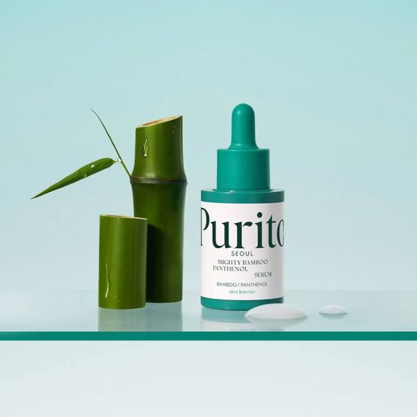 Purito Seoul Mighty Bamboo Panthenol Serum Сироватка, що відновлює, з пантенолом і бамбуком