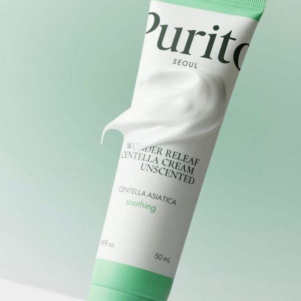 Purito Seoul Wonder Releaf Centella Cream Unscented Восстанавливающий крем с комплексом центеллы