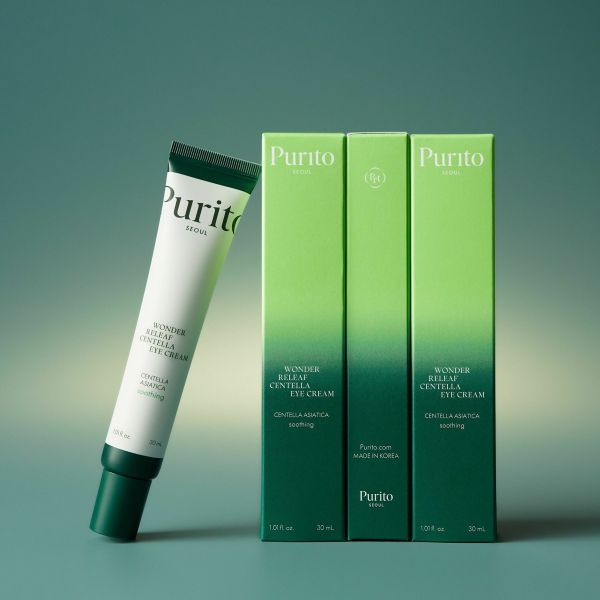 Purito Seoul Wonder Releaf Centella Eye Cream Подтягивающий крем для век с пептидами и центелой