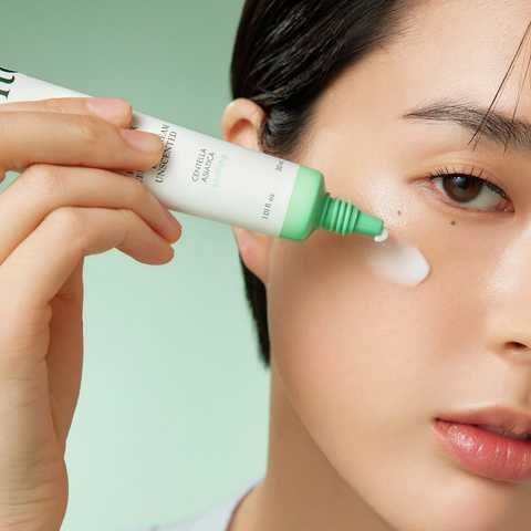 Purito Wonder Releaf Centella Eye Cream Unscented Подтягивающий крем для век с пептидами и центелой