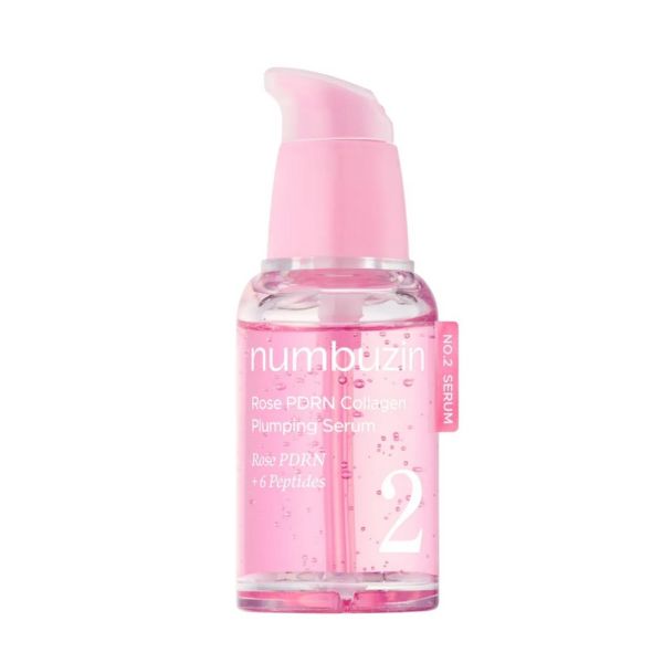 Numbuzin No.2 Rose PDRN Collagen Plumping Serum Омолоджувальна сироватка з ПДРН та колагеном для пружності шкіри