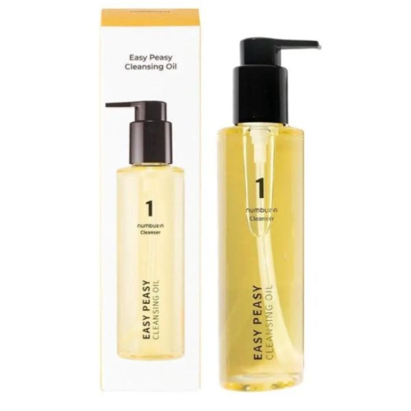 Numbuzin No.1 Easy Peasy Cleansing Oil Гідрофільна олія для обличчя на основі горіха макадамії