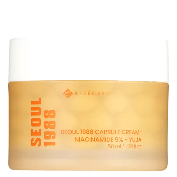 K-SECRET SEOUL 1988 Capsule Cream Niacinamide 5% + Yuja Капсульный крем с ниацинамидом и экстрактом юдзу