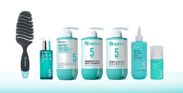 Spaklean Amazing Collagen Rebalancing Shampoo Шампунь з біотином і колагеном, для тонкого та сухого волосся