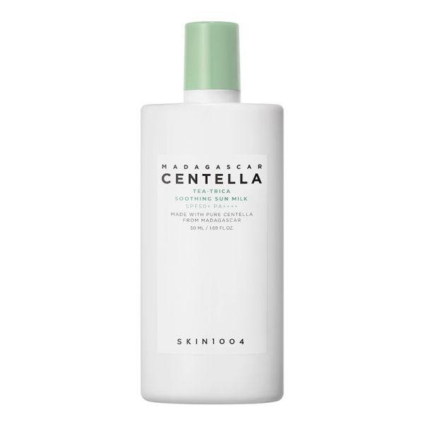 SKIN1004 Madagascar Centella Tea-Trica Soothing Sun Milk SPF 50+ PA++++ Сонцезахисне молочко