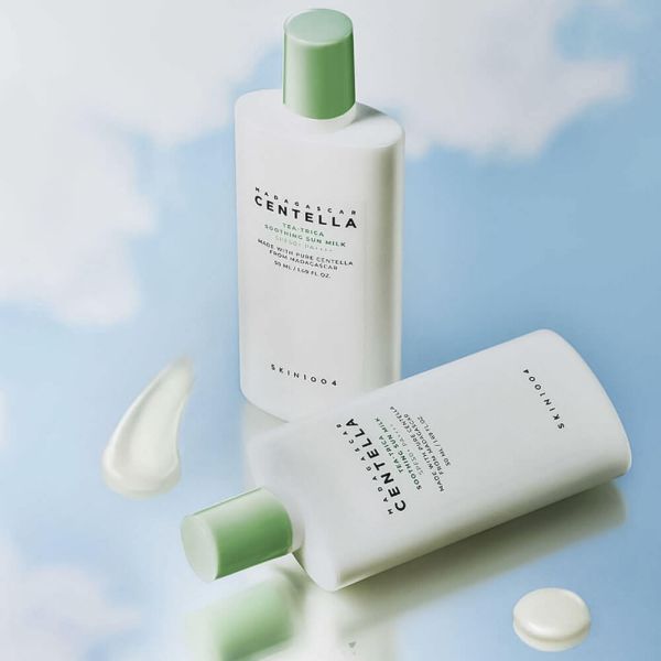SKIN1004 Madagascar Centella Tea-Trica Soothing Sun Milk SPF 50+ PA++++ Сонцезахисне молочко