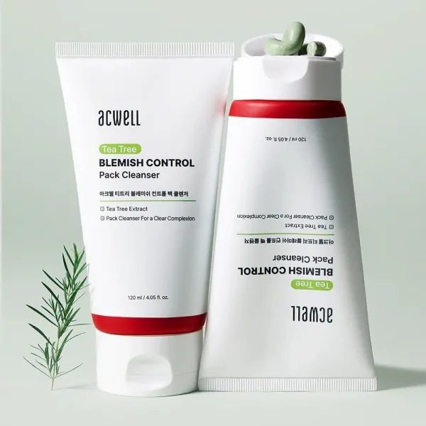 Acwell Tea Tree Blemish Control Pack Cleanser Протизапальна пінка – маска