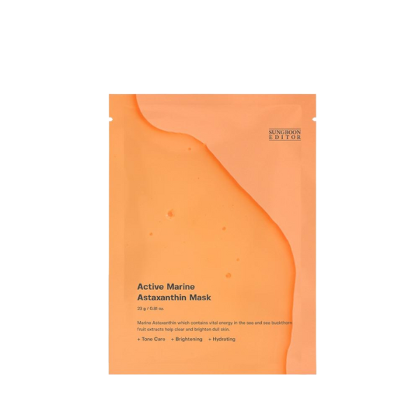 Sungboon Editor Active Marine Astaxanthin Mask Активна маска з астаксантином і морськими екстрактами