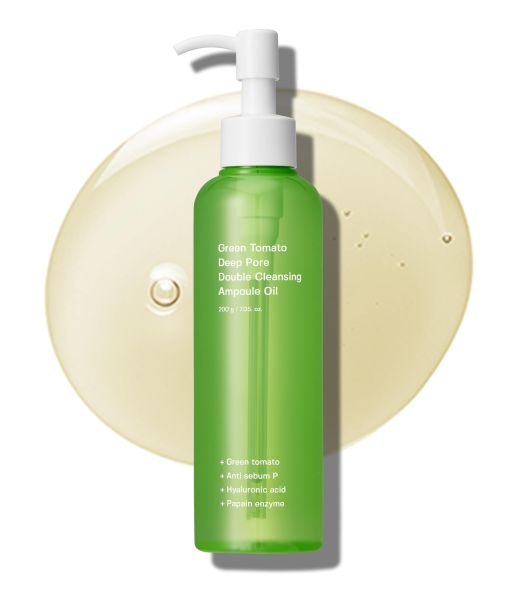 Sungboon Editor Green Tomato Double Cleansing Ampoule Oil Двойное ампульное масло для очистки с зеленым томатом