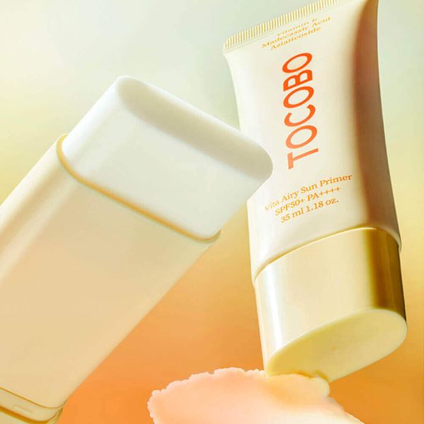 Tocobo Vita Airy Sun Primer SPF50+ PA++++ Сонцезахисний праймер для звуження пір