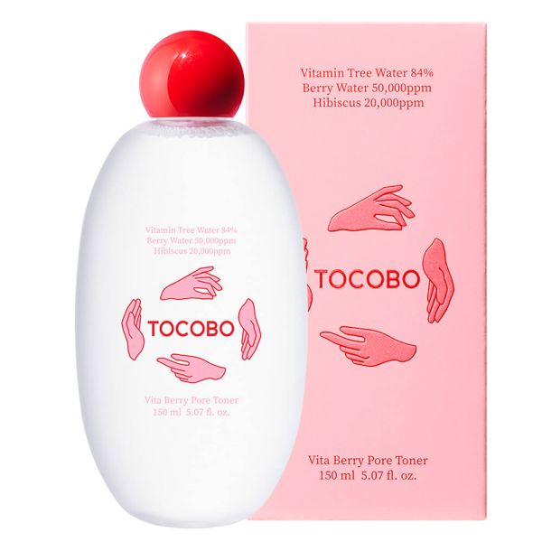 Tocobo Vita Berry Pore Toner Антиоксидантний тонік для звуження пір з ягодами