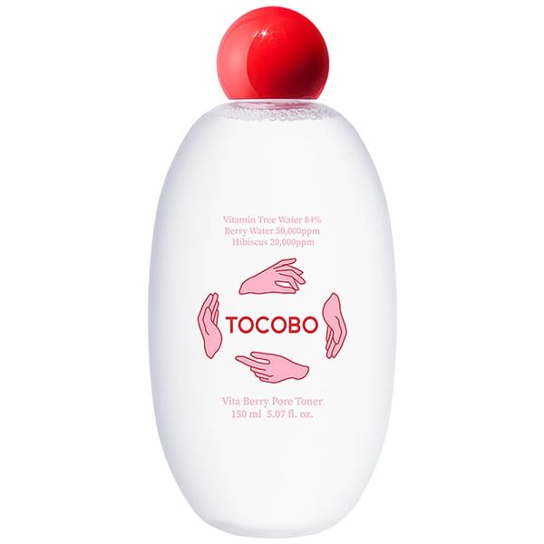 Tocobo Vita Berry Pore Toner Антиоксидантний тонік для звуження пір з ягодами