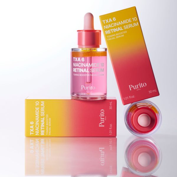 Purito Seoul TXA 6 Niacinamide 10 Retinal Serum Осветительная сыворотка с транексамовой кислотой, ниацинамидом и ретиналем