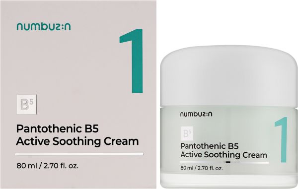 Numbuzin No.1 Pantothenic B5 Active Soothing Cream Успокаивающий крем для проблемной и чувствительной кожи