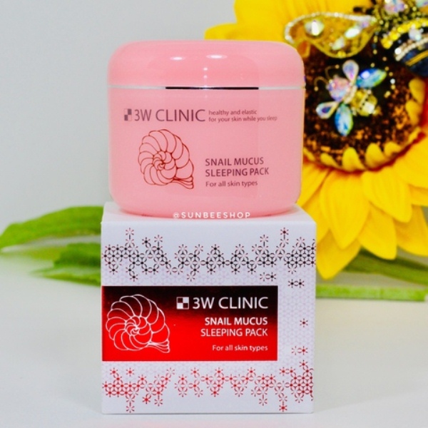 3W Clinic Snail Mucus Sleeping Pack 3W Clinic Snail Mucus Sleeping Pack