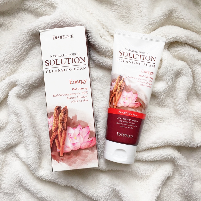Deoproce Natural Perfect Solution Cleansing Foam Red Ginseng Deoproce Natural Perfect Solution Cleansing Foam Red Ginseng