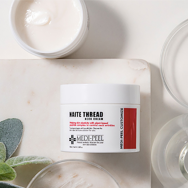 MEDI-PEEL Premium Naite Thread Neck Cream Подтягивающий крем для шеи с пептидами