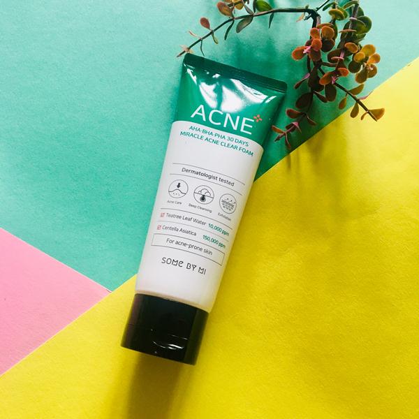 Some By Mi AHA-BHA-PHA 30 Days Miracle Acne Clear Foam Some By Mi AHA-BHA-PHA 30 Days Miracle Acne Clear Foam купить, заказать, отзывы, цена, стоимость, корейская косметика Киев, Украина, Интернет магазин, недорого, харьков, одесса, Днепр,
